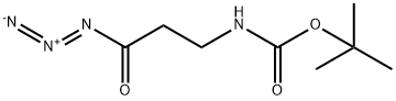 Carbamic acid, N-(3-azido-3-oxopropyl)-, 1,1-dimethylethyl ester