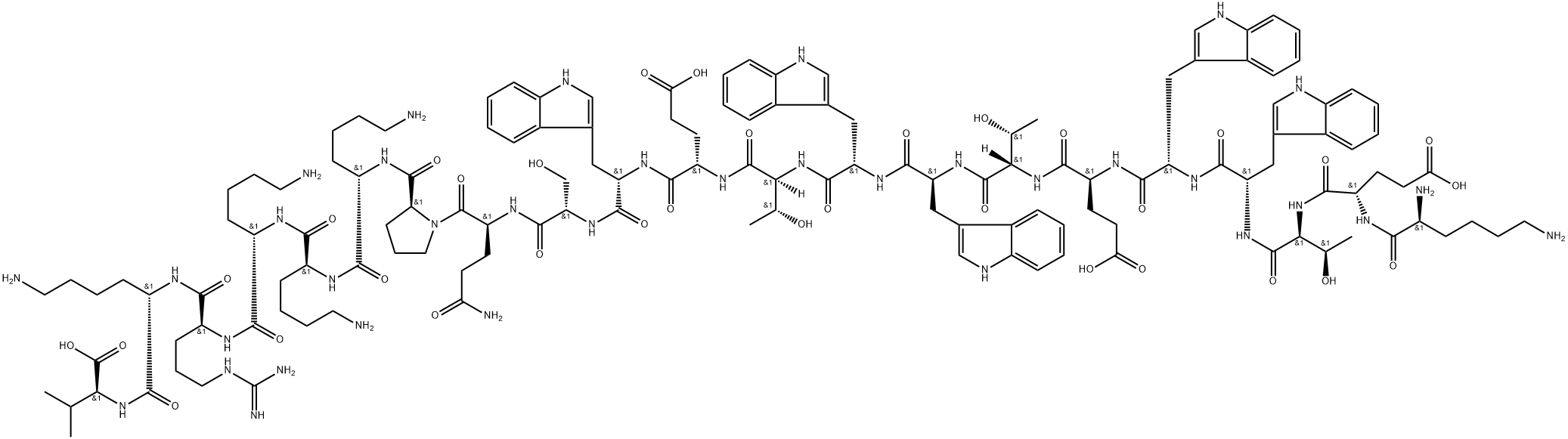 化合物PEP-1 UNCAPPED 结构式