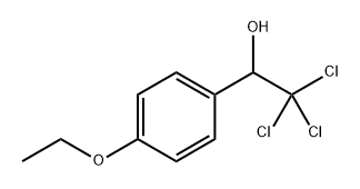 2,2,2-Trichloro-1-(4-ethoxyphenyl)ethanol 结构式