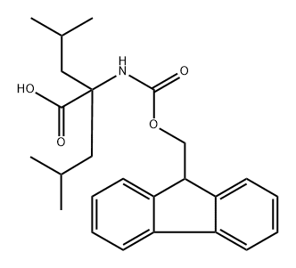 Fmoc-2,2-diisobutylglycine,397299-36-4,结构式