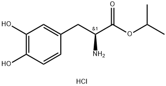 L-3,4-二羟基苯丙氨酸-1-甲基乙基酯,39740-31-3,结构式