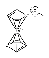 Ferrocene, (diethoxyphosphinyl)- Structure
