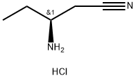 Pentanenitrile, 3-amino-, hydrochloride (1:1), (3S)- 化学構造式