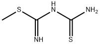 2-Methyl-2,4-dithiopseudobiuret Struktur