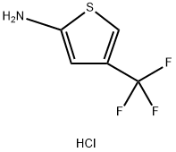 4-(三氟甲基)噻吩-2-胺盐酸盐,400801-32-3,结构式