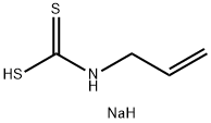 Carbamodithioic acid, 2-propenyl-, monosodium salt (9CI) Structure