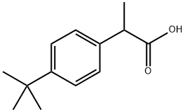 Benzeneacetic acid, 4-(1,1-dimethylethyl)-α-methyl- Structure