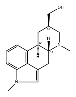 Ergoline-8-methanol, 1,6-dimethyl-, (8β)- (9CI) Struktur