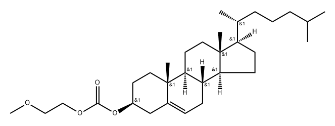 Carbonic acid 2-methoxyethyl=cholest-5-en-3β-yl ester,40228-74-8,结构式