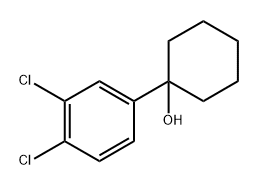 1-(3,4-二氯苯基)环己醇 结构式