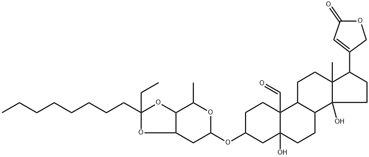 40279-49-0 3β-[[3-O,4-O-(1-Ethylnonylidene)-2,6-dideoxy-β-D-ribo-hexopyranosyl]oxy]-5,14-dihydroxy-19-oxo-5β-card-20(22)-enolide