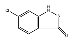 6-chlorobenzo[c]isothiazol-3(1H)-one 结构式