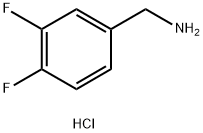 3,4-Difluorophenylmethylammonium Chloride Structure