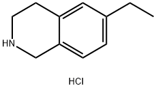 6-Ethyl-1,2,3,4-tetrahydro-isoquinoline.HCl salt Structure