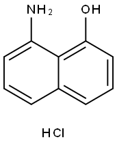 8-氨基萘-1-醇盐酸盐, 40471-30-5, 结构式