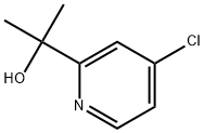 2-(4-氯吡啶-2-基)丙-2-醇, 40472-76-2, 结构式