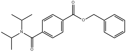 Phenylmethyl 4-[[bis(1-methylethyl)amino]carbonyl]benzoate,404852-40-0,结构式