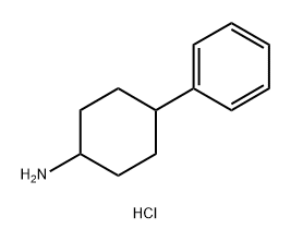 Cyclohexanamine, 4-phenyl-, hydrochloride (1:1) Struktur