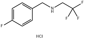 (4-fluorophenyl)methyl](2,2,2-trifluoroethyl)amine hydrochloride Struktur