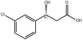 (R)-3-(3-氯苯基)-3-羟基丙酸,40620-54-0,结构式