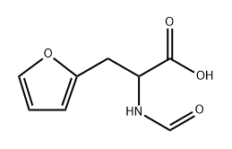 2-Furanpropanoic acid, α-(formylamino)- Structure
