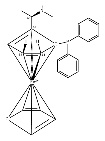 (1R)-1-(Diphenylphosphino)-2-[(1R)-1-(methylamino)ethyl]ferrocene|(R)-N-甲基-1-[(R)-2-(二苯基膦)二茂铁基]乙胺