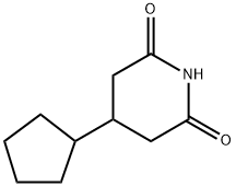 4-环戊基哌啶-2,6-二酮 结构式