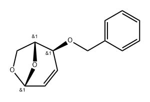 .beta.-D-erythro-Hex-2-enopyranose, 1,6-anhydro-2,3-dideoxy-4-O-(phenylmethyl)-|