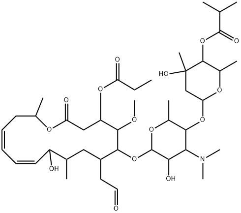 针棘霉素 A2,40867-12-7,结构式