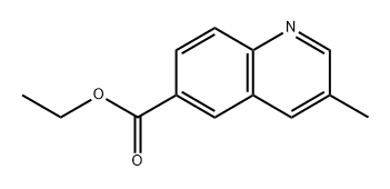 Ethyl 3-methyl-6-quinolinecarboxylate,409346-78-7,结构式