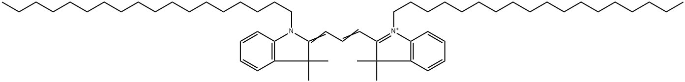 3,3'-dioctadecylindocarbocyanine,40957-95-7,结构式