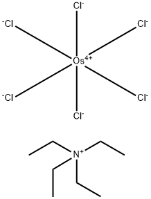 Ethanaminium, N,N,N-triethyl-, (OC-6-11)-hexachloroosmate(2-) (2:1) Structure