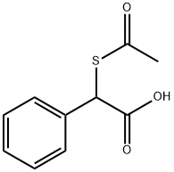 Benzeneacetic acid, α-(acetylthio)- Struktur