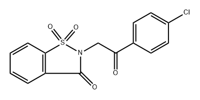 41335-62-0 2-(2-(4-氯苯基)-2-氧代乙基)苯并[D]异噻唑-3(2H)-酮 1,1-二氧化物