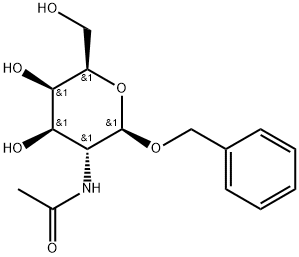 苄基2-乙酰氨基-2-脱氧-Β-D-吡喃半乳糖苷,41355-95-7,结构式