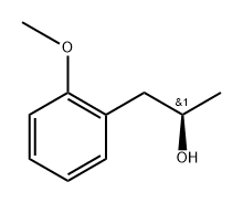 Benzeneethanol, 2-methoxy-α-methyl-, (αR)- Struktur