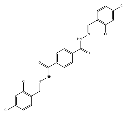 415693-90-2 1-N,4-N-bis[(E)-(2,4-dichlorophenyl)methylideneamino]benzene-1,4-dicarboxamide