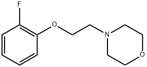 4-(2-(2-fluorophenoxy)ethyl)morpholine Structure