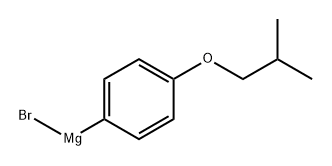 4-Iso-butyloxyphenylmagnesium Bromide, 0.50 M in 2-MeTHF 结构式