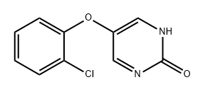 5-(2-chlorophenoxy)pyrimidin-2-ol Structure