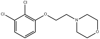 4-(2-(2,3-dichlorophenoxy)ethyl)morpholine Structure