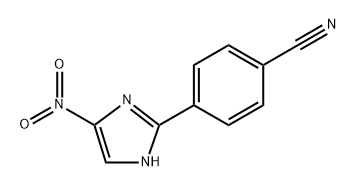 4-(4-Nitro-1H-imidazol-2-yl)-benzonitrile Structure