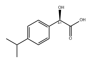 (R)-2-羟基-2-(4-异丙基苯基)乙酸 结构式