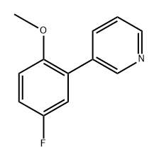 3-(5-Fluoro-2-methoxyphenyl)pyridine Structure