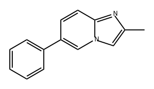 2-methyl-6-phenylimidazo[1,2-a]pyridine Struktur