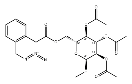 α-D-Glucopyranoside, methyl, 2,3,4-triacetate 6-[2-(azidomethyl)benzeneacetate]