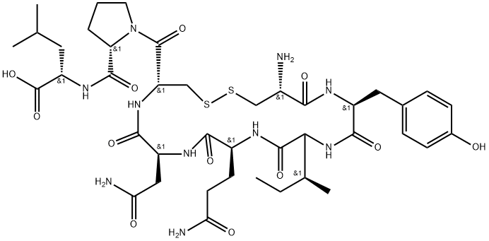 oxytocin, des-GlyNH2(9)- Structure
