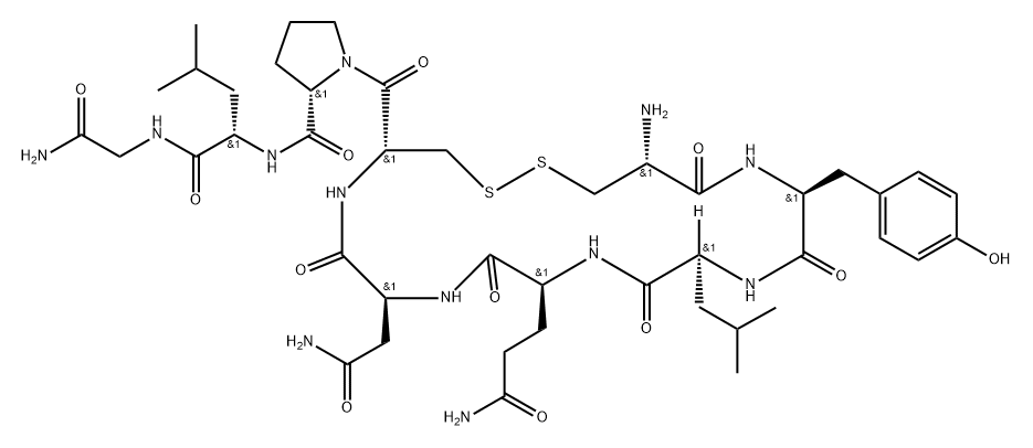 缩宫素杂质肽[LEU3]-OXYTOCIN,4294-11-5,结构式