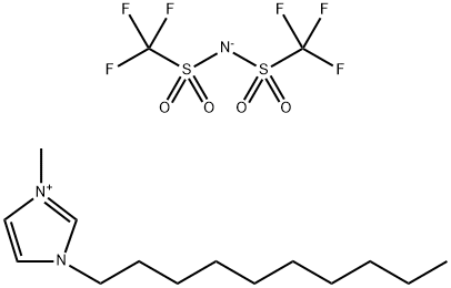 1-癸基-3-甲基咪唑双(三氟甲磺酰基)亚胺盐,433337-23-6,结构式