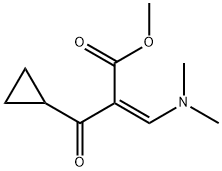 Methyl (2Z)-2-[(Z)-cyclopropanecarbonyl]-3-(diMethylaMino)prop-2 Structure